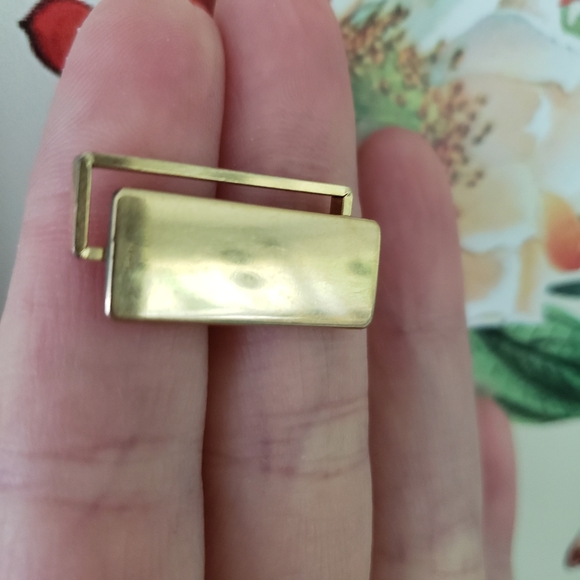 Vintage Krementz Amber Accent Cufflinks - Picture 9 of 11